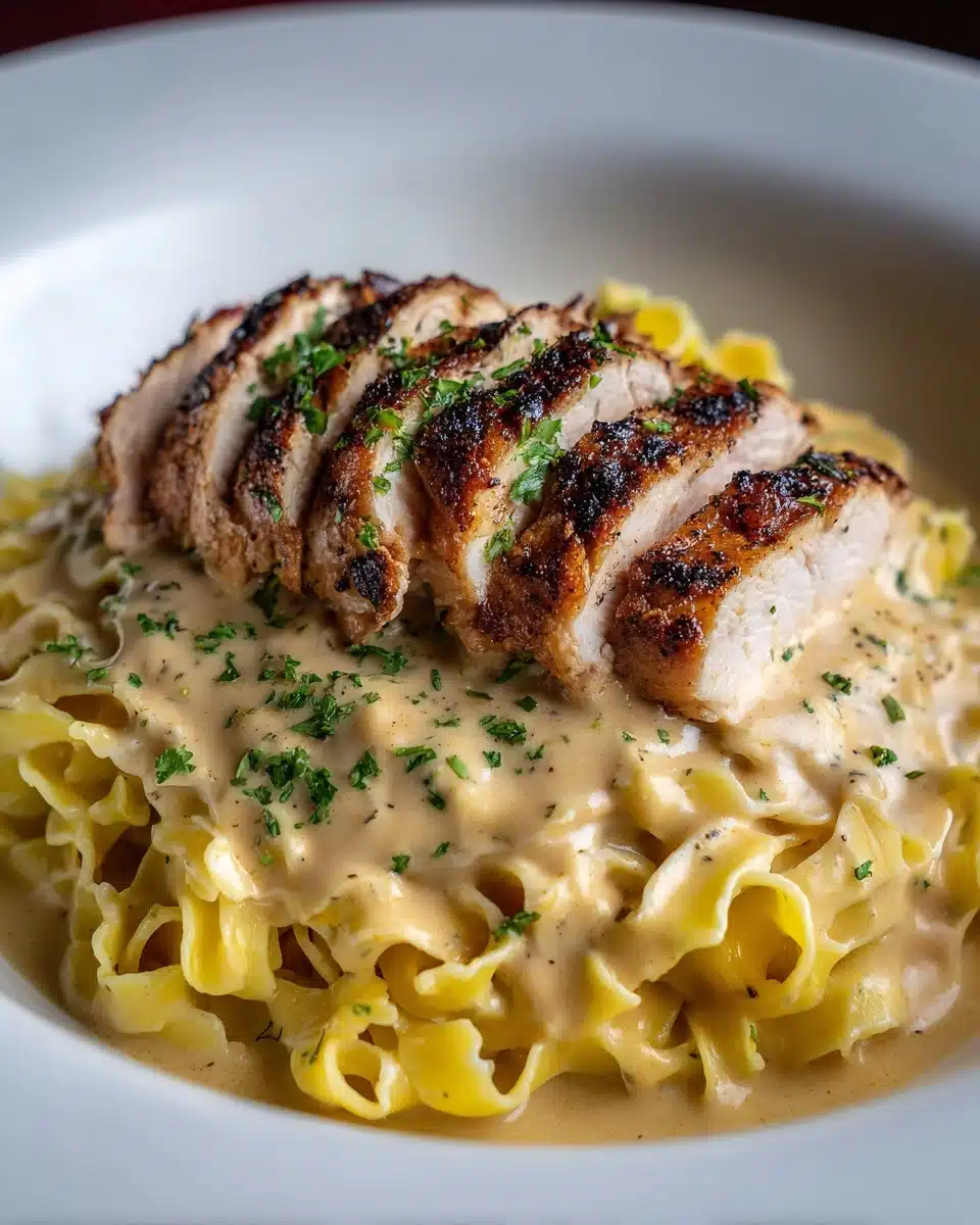 Chicken with Buttered Noodles Recipe