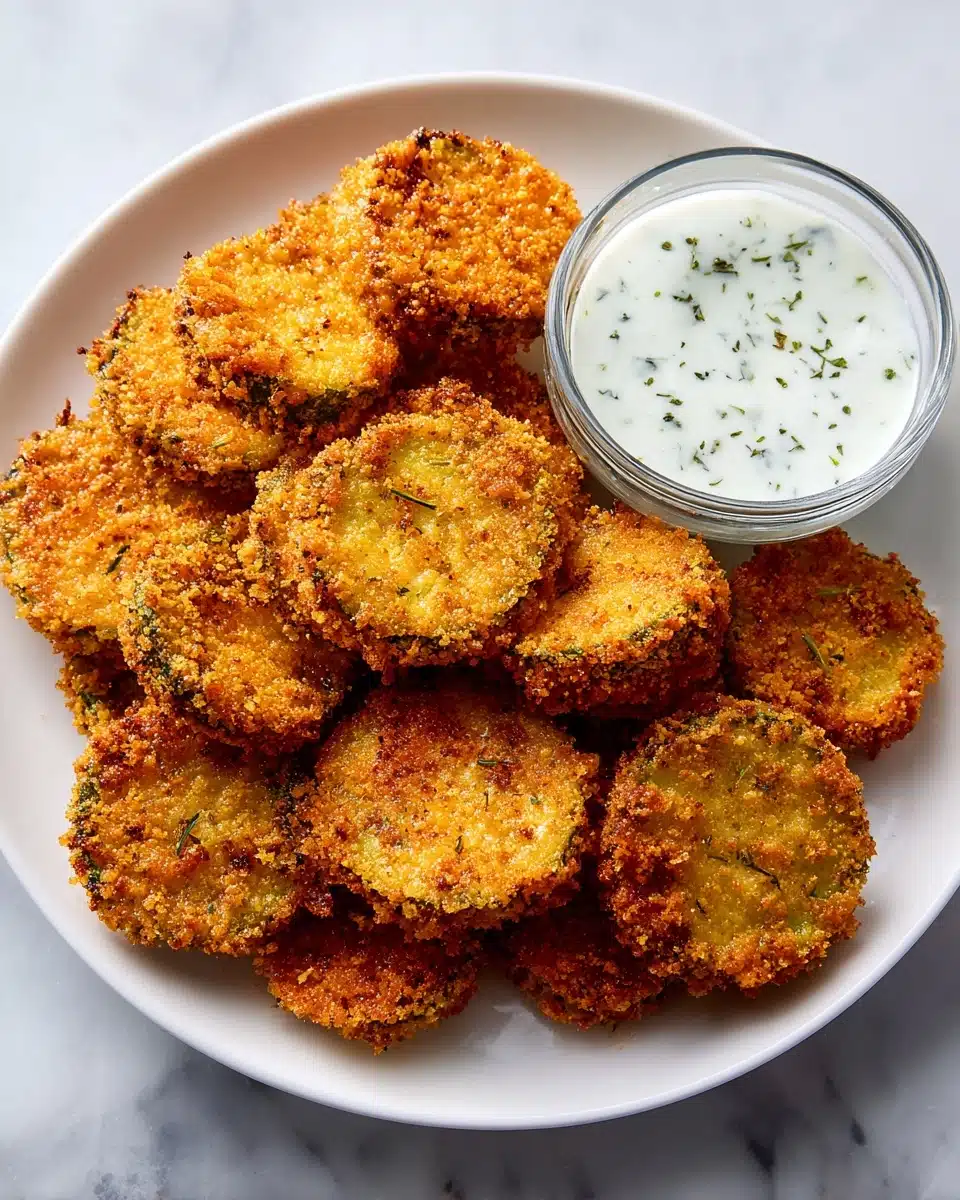 Air Fryer Fried Pickles Recipe - Recipe Image
