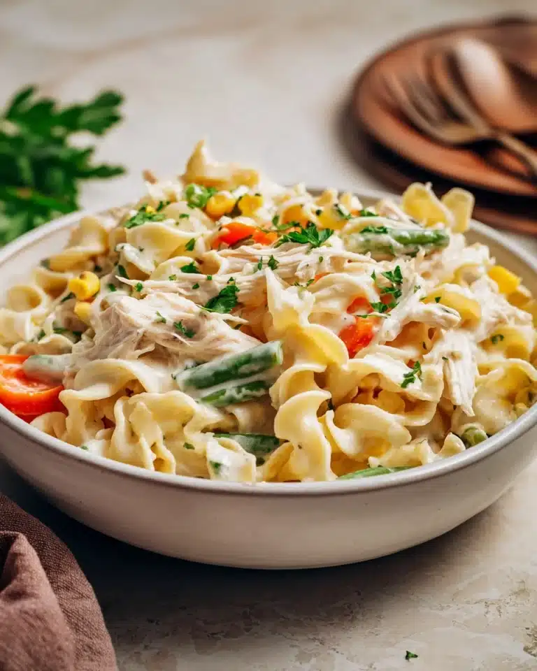 Chicken Pot Pie Pasta Recipe