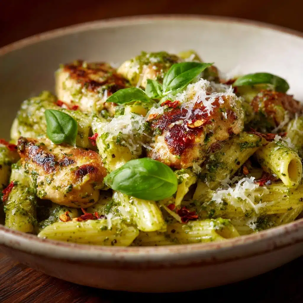 Chicken Pesto Pasta Recipe 4 Chicken Pesto Pasta Recipe - Recipe Image