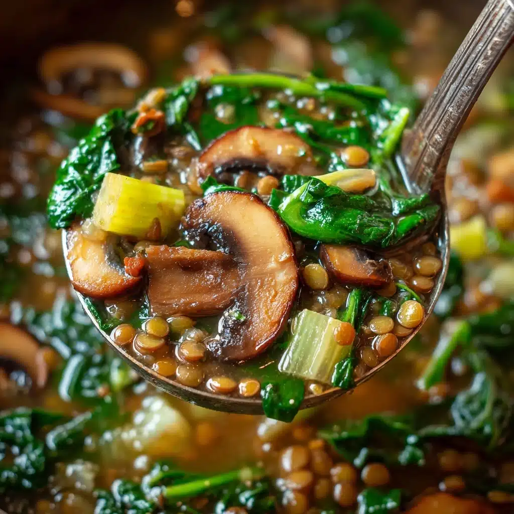 French Lentil and Mushroom Soup Recipe 5 French Lentil and Mushroom Soup Recipe - Recipe Image