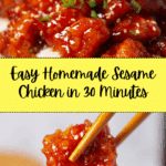 Easy Sesame Chicken Recipe