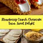 Strawberry Crunch Cheesecake Tacos Recipe