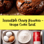 Fudgy Chewy Browkies (Brookies) Recipe