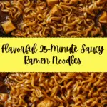 Easy Saucy Ramen Noodles Recipe