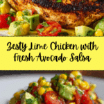 Fiesta Lime Chicken with Avocado Salsa Recipe
