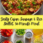 Cajun Sausage and Rice Skillet Recipe