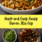 Easy Saucy Ramen Noodles Recipe