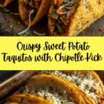 Crispy Sweet Potato Taquitos with Chipotle Crema Recipe