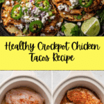 Healthy Crockpot Chicken Tacos Recipe