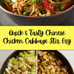 chinese chicken cabbage stir fry Recipe