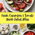 Easy Cucumber and Tomato Greek Salad Recipe