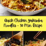 Chicken Yakisoba Noodles Recipe