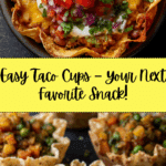 easy taco cups Recipe