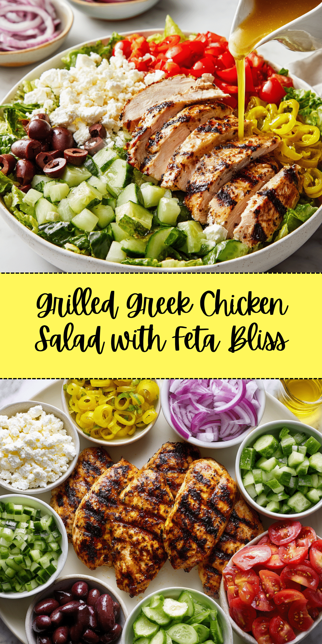 Greek Grilled Chicken Salad Recipe - Taste the Vibrant Flavors of Greece