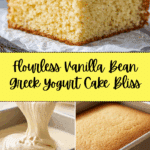 Flourless Vanilla Bean Greek Yogurt Cake Recipe