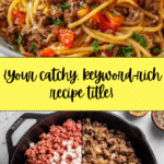 Crockpot Taco Spaghetti Recipe