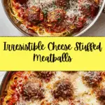 Cheese Stuffed Meatballs Recipe