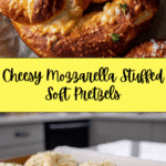 Mozzarella Stuffed Soft Pretzels Recipe