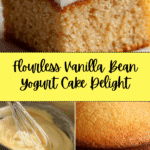 Flourless Vanilla Bean Greek Yogurt Cake Recipe