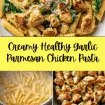 Healthy Garlic Parmesan Chicken Pasta Recipe
