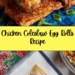 Chicken Coleslaw Egg Rolls Recipe