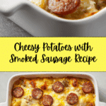 Cheesy Potatoes with Smoked Sausage Recipe