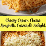 Baked Cream Cheese Spaghetti Casserole Recipe