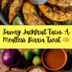MEATLESS BIRRIA TACOS WITH JACKFRUIT Recipe