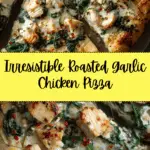 Roasted Garlic White Chicken Pizza Recipe