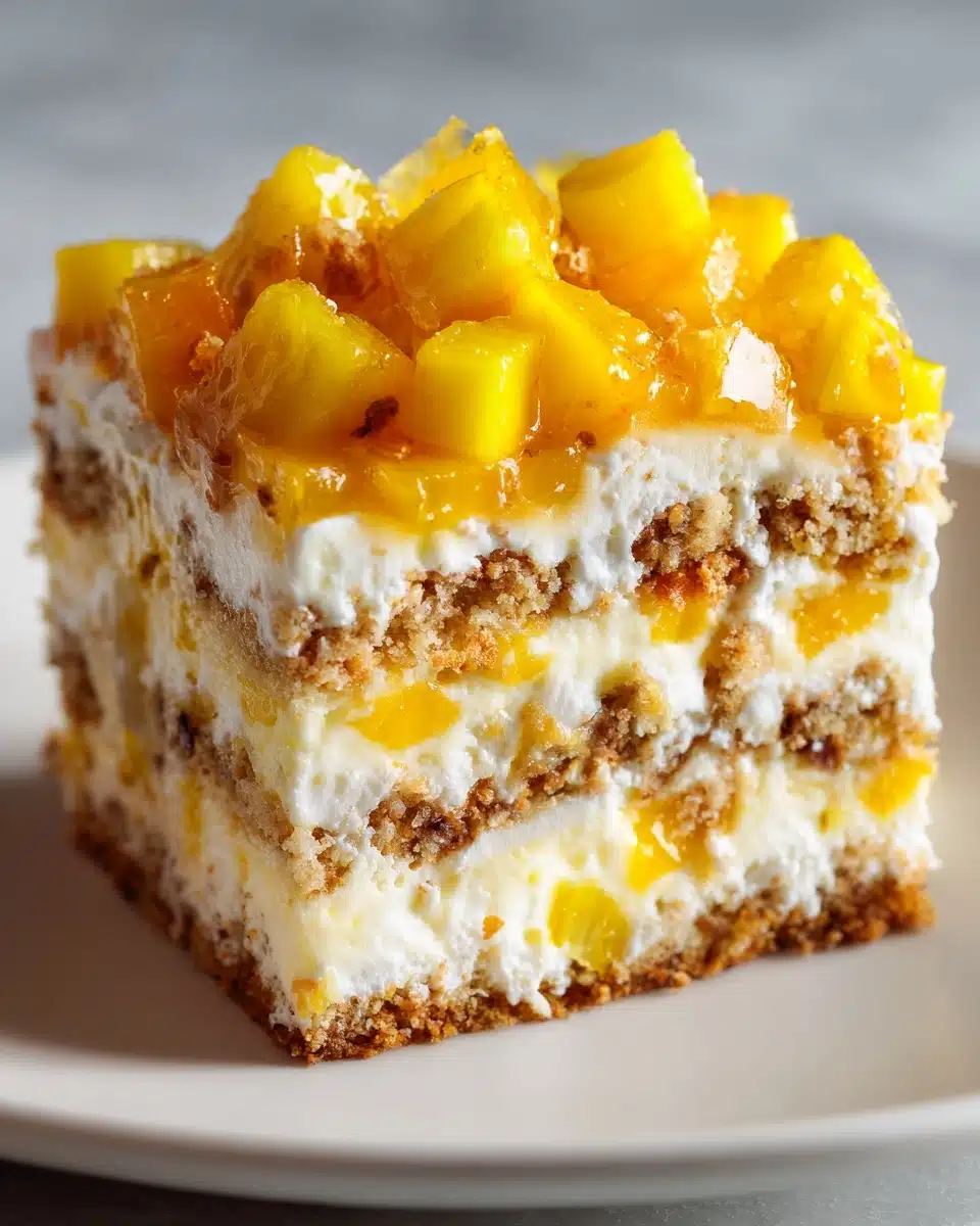 Pineapple Carrot Cream Cake : Moist & Tropical Recipe