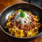 Creamy Fettuccine Bolognese Recipe