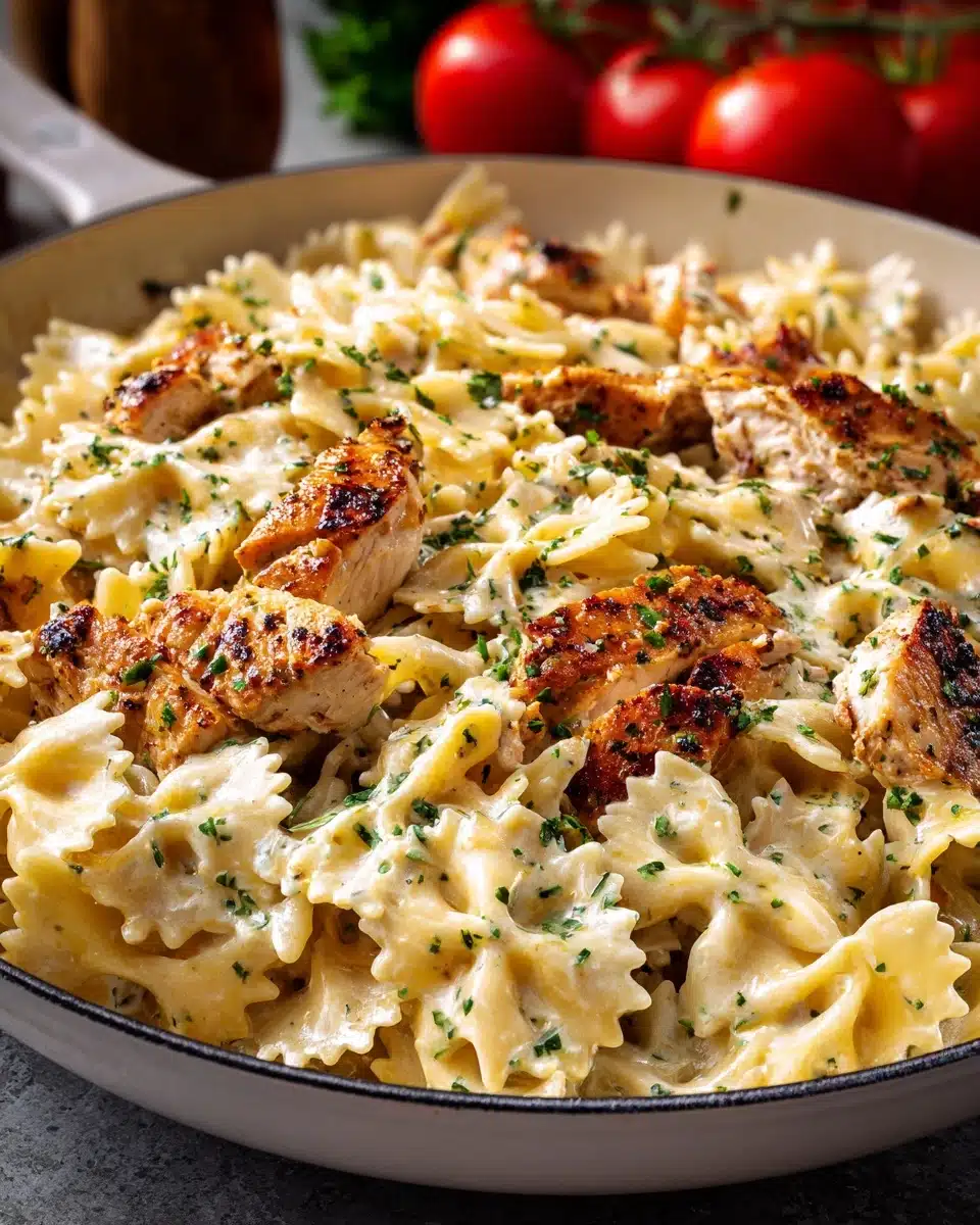 Chicken Garlic Parmesan Pasta Recipe