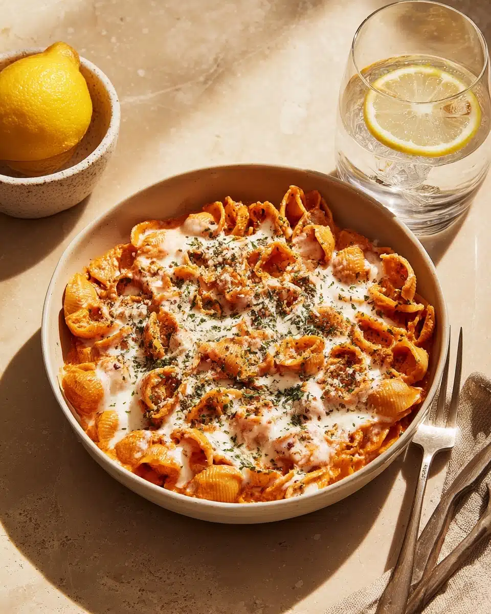 cheesy chicken pasta Recipe