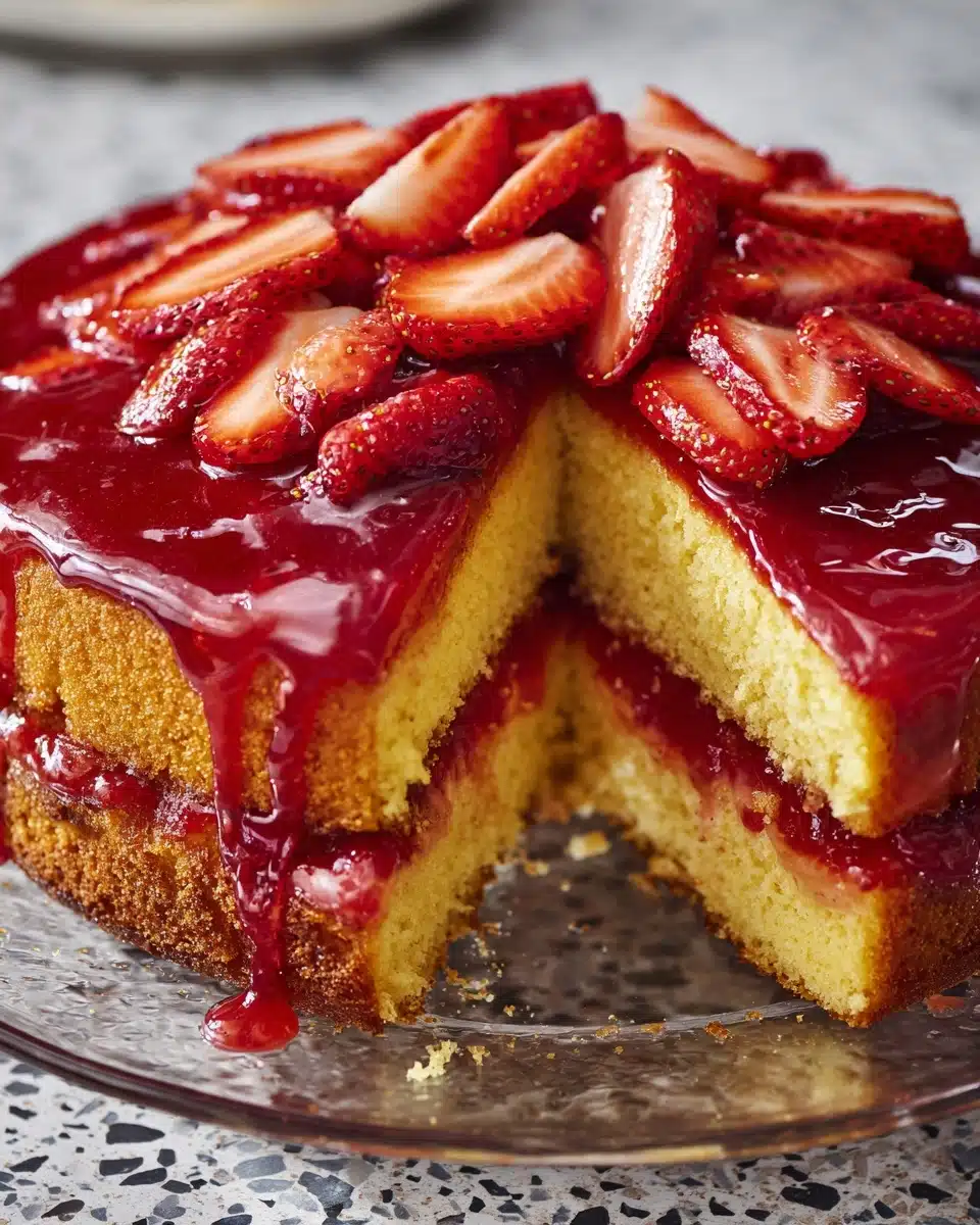 Strawberry Pineapple Pound Cake Recipe