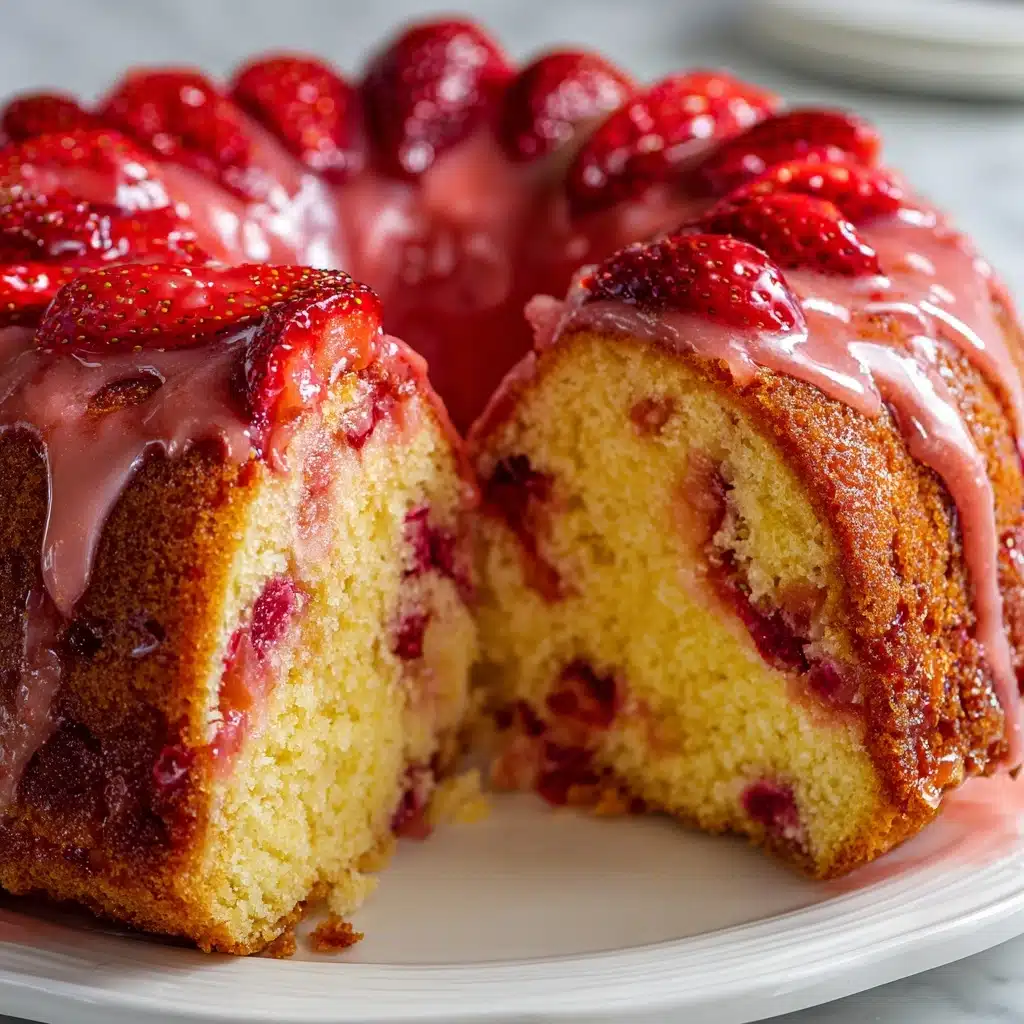 Strawberry Pineapple Pound Cake Recipe - Recipe Image