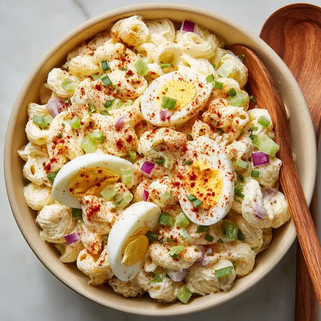 Deviled Egg Pasta Salad Recipe - Recipe Image