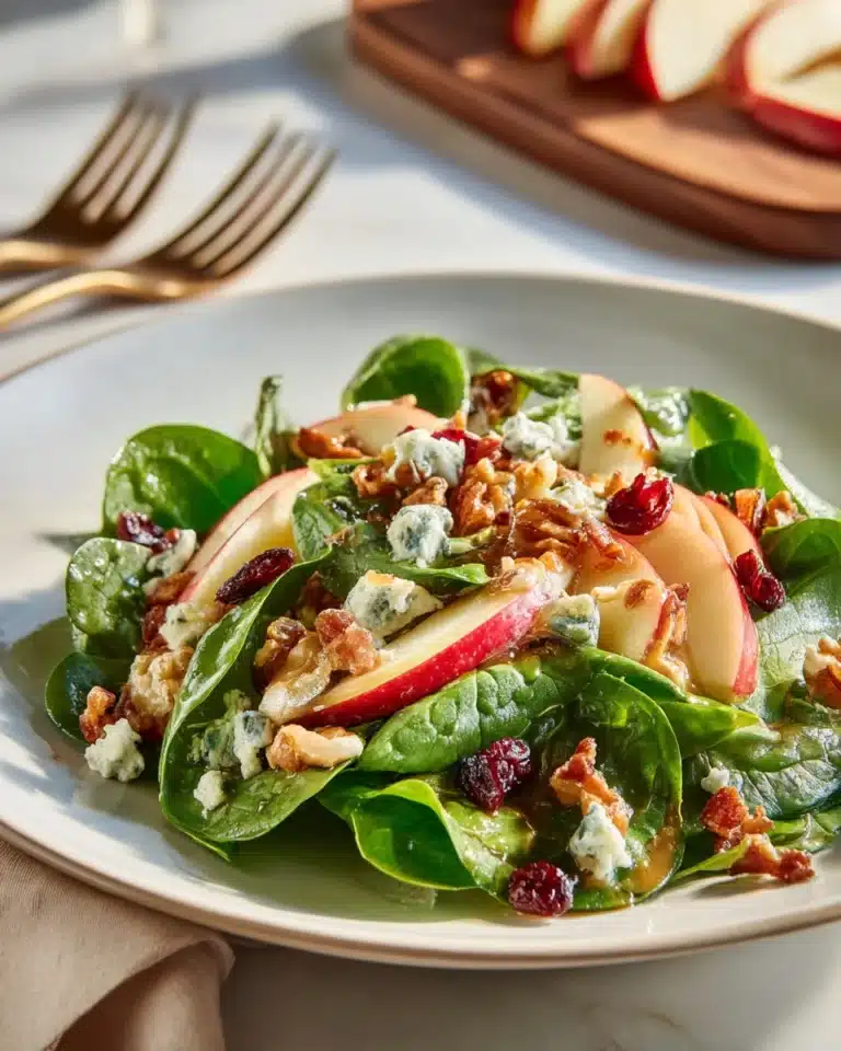 Honey Dijon Apple Bacon Cranberry Salad Recipe