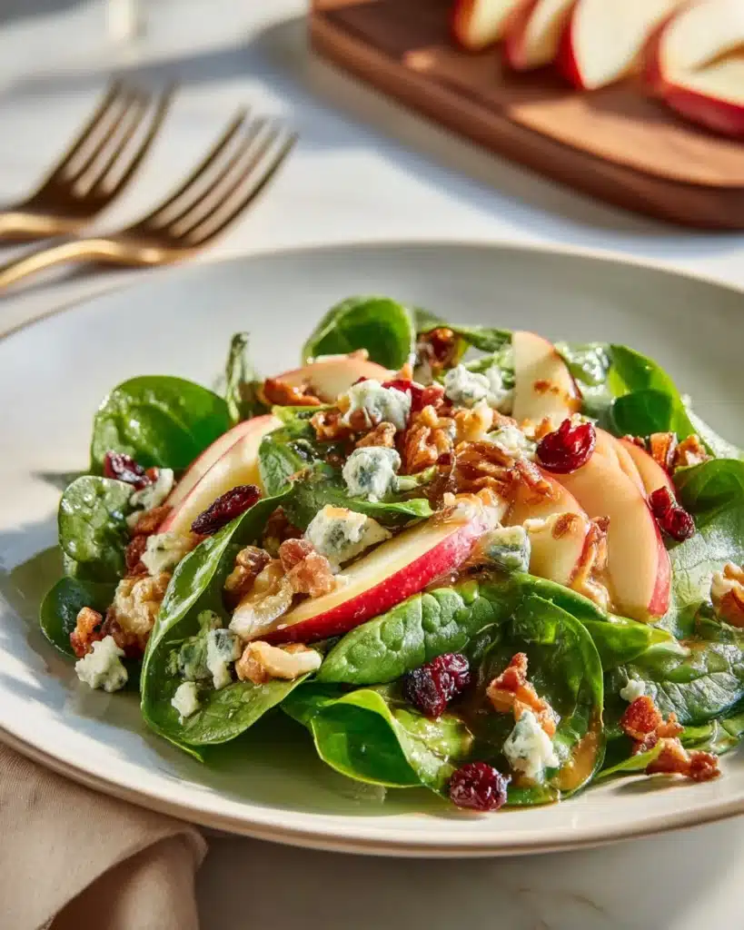 Honey Dijon Apple Bacon Cranberry Salad Recipe