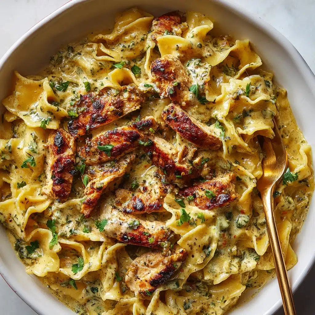 uccine Pasta With Homemade Alfredo Sauce Recipe - Recipe Image