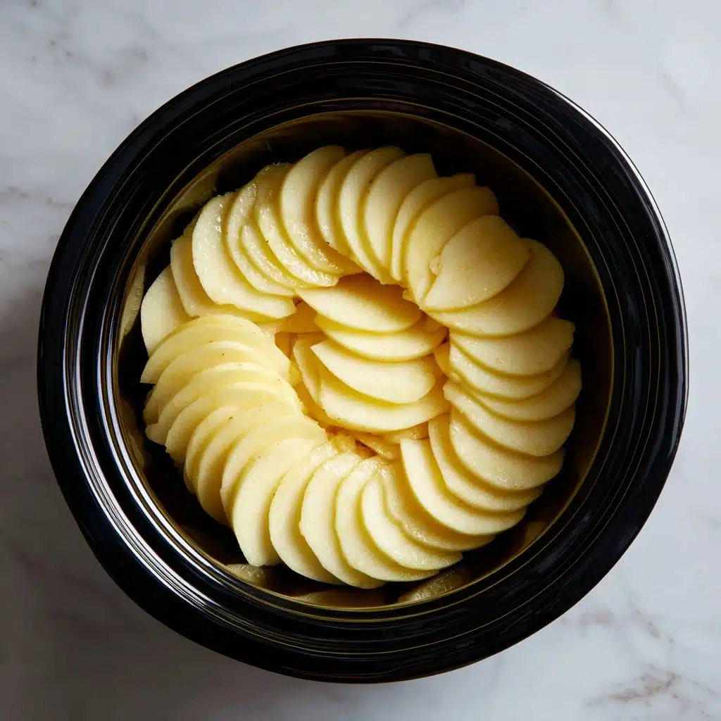 Slow Cooker Fried Apples - Cracker Barrel Copycat Recipe - Recipe Image