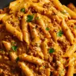 High Protein Creamy Beef Pasta Recipe
