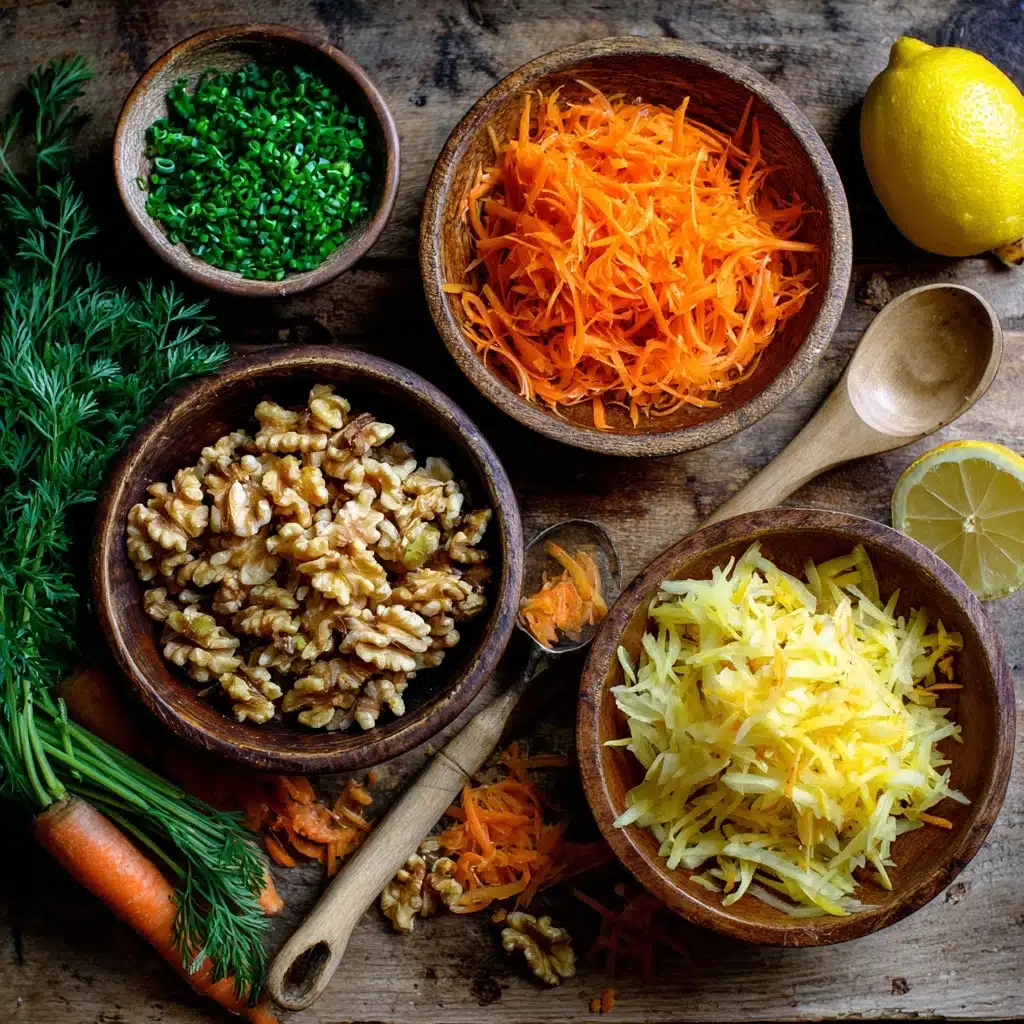 German Carrot and Apple Salad Recipe - Recipe Image