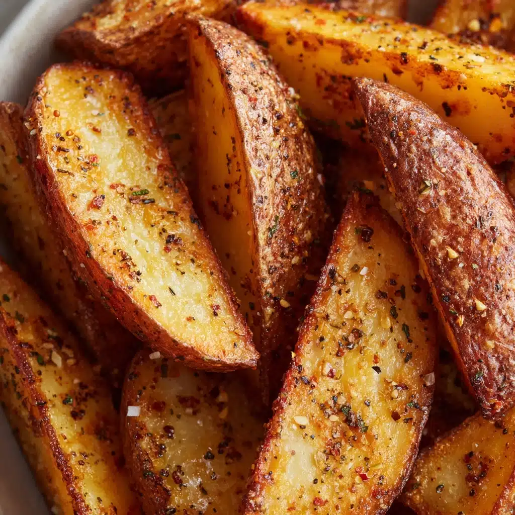 Garlic Parmesan Potato Wedges Recipe - Recipe Image