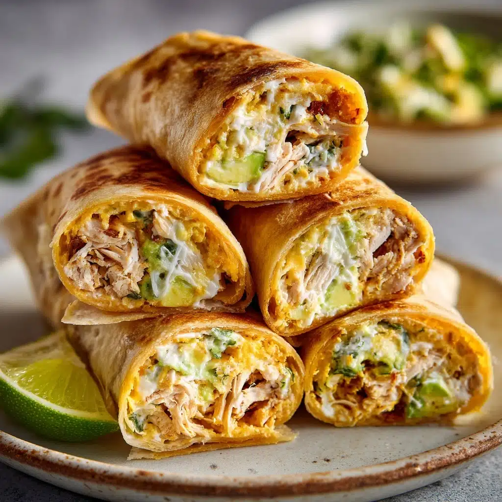 Crispy Chicken Avocado Wraps Recipe - Recipe Image