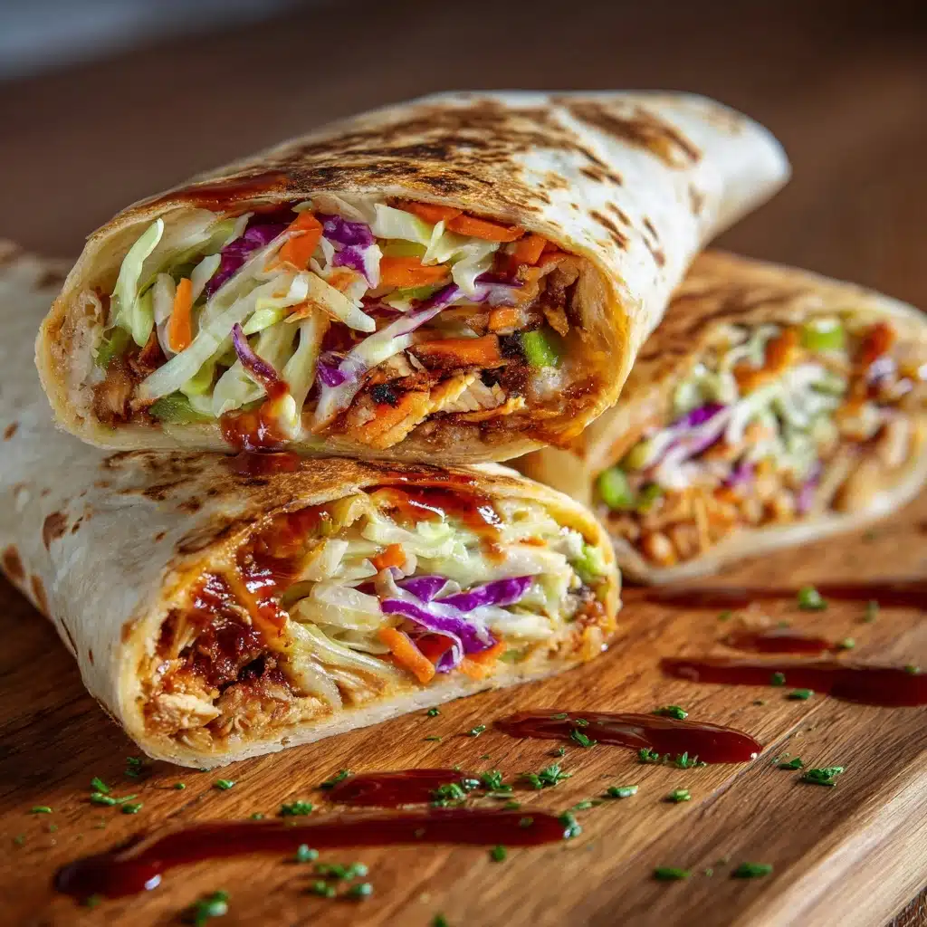 Crispy BBQ Chicken Wrap Recipe - Recipe Image