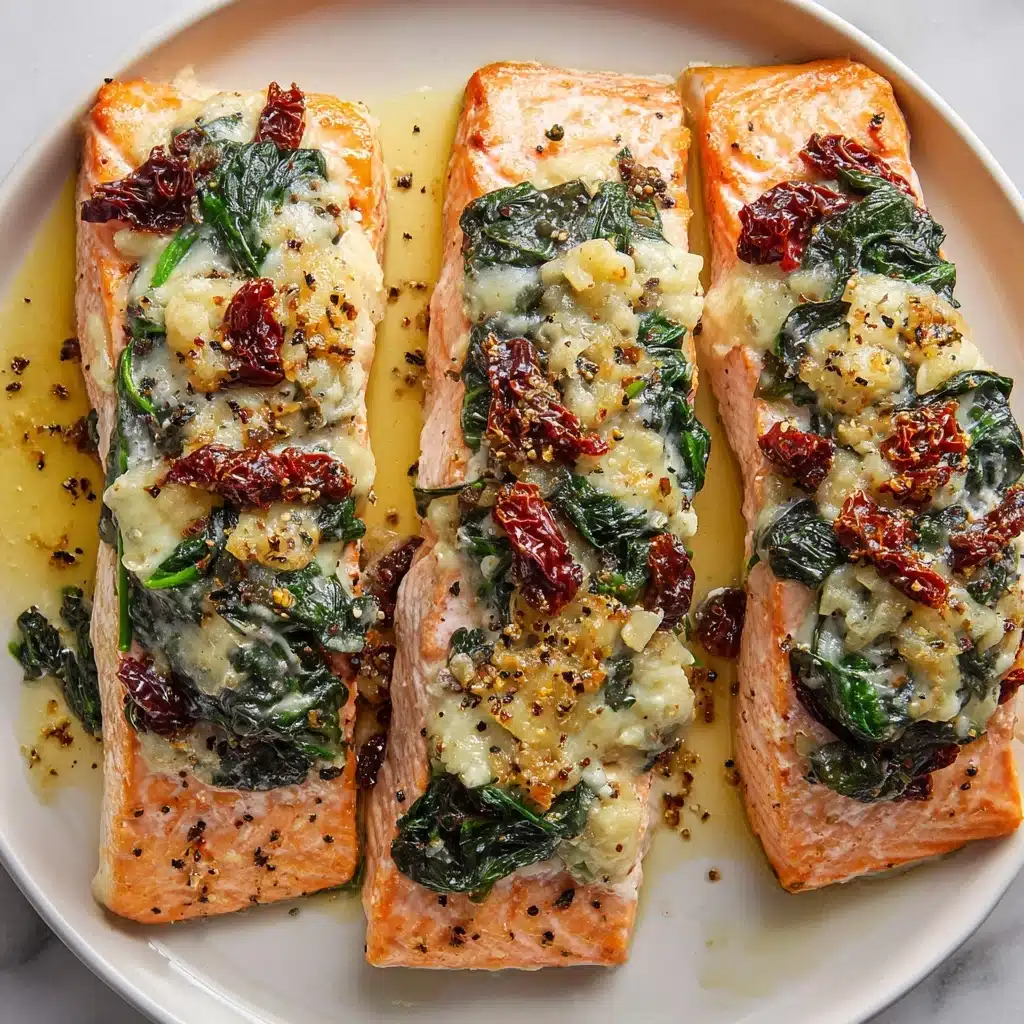 Stuffed Salmon With Spinach & Feta (30 minutes!) Recipe - Recipe Image