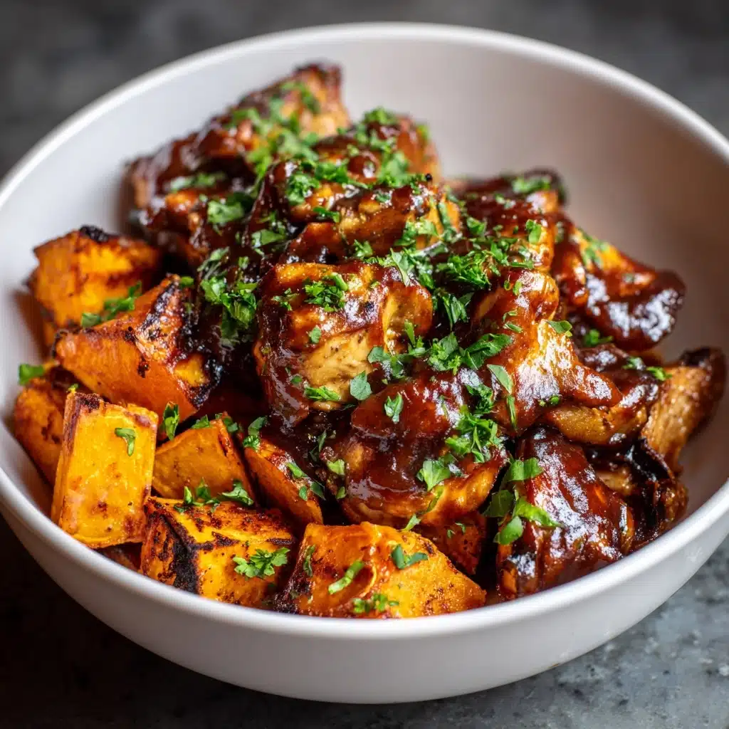 BBQ Chicken Sweet Potato Bowl Recipe - Recipe Image
