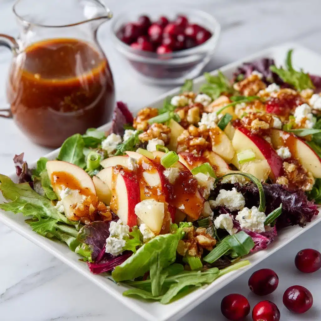 Apple Walnut Salad with Cranberry Vinaigrette Recipe 5 Apple Walnut Salad with Cranberry Vinaigrette Recipe - Recipe Image