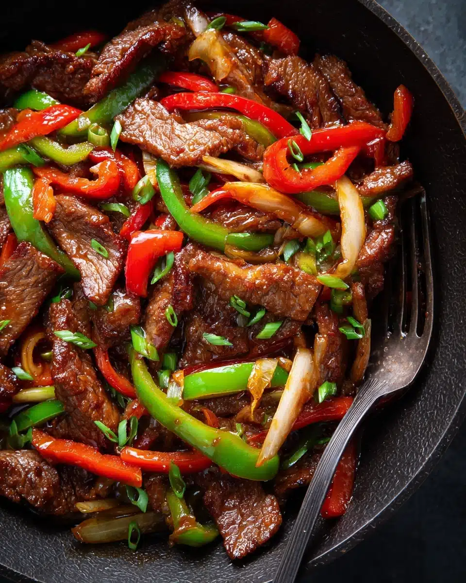 30-Minute Pepper Steak Stir Fry Recipe